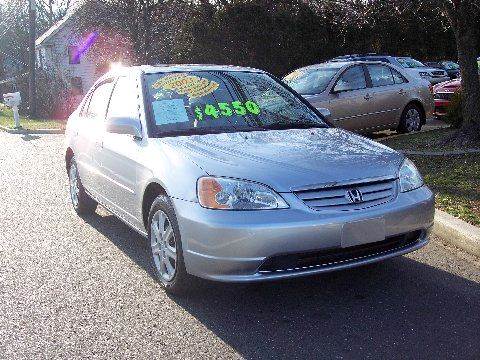2003 Honda Civic Ex 4dr Sedan Wside Airbags In Hainesport Nj
