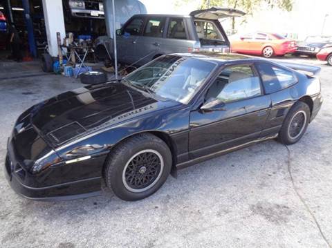 1987 Pontiac Fiero For Sale In Fort Lauderdale Fl